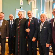 Spotkanie biskupa z samorządowcami. 