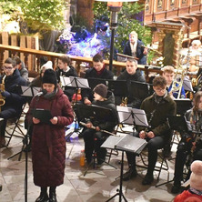 Młodzieżowa Orkiestra Dęta zagrała świąteczny koncert w Koronowie