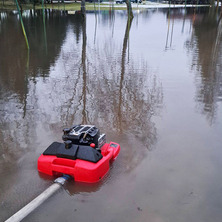 Pompowanie wody. Strażacy mieli ręce pełne pracy